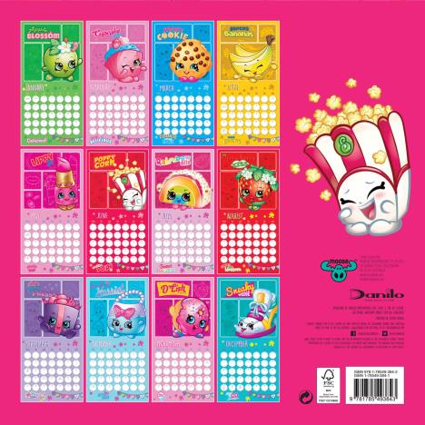 Shopkins Official 2018 Square Calendar Extra Image 1